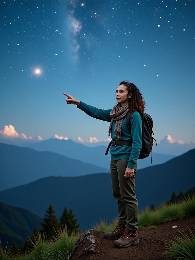 Woman Mountain Climber image