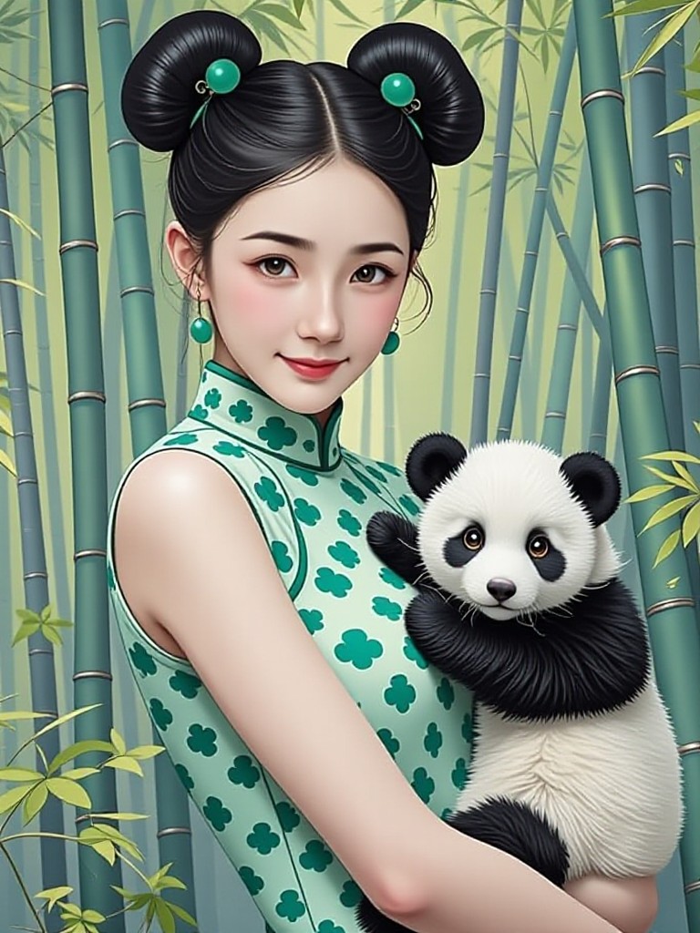 Beauty and Panda image
