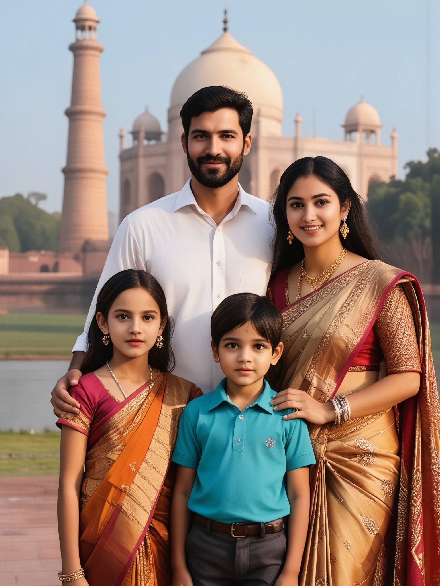 A happy family image