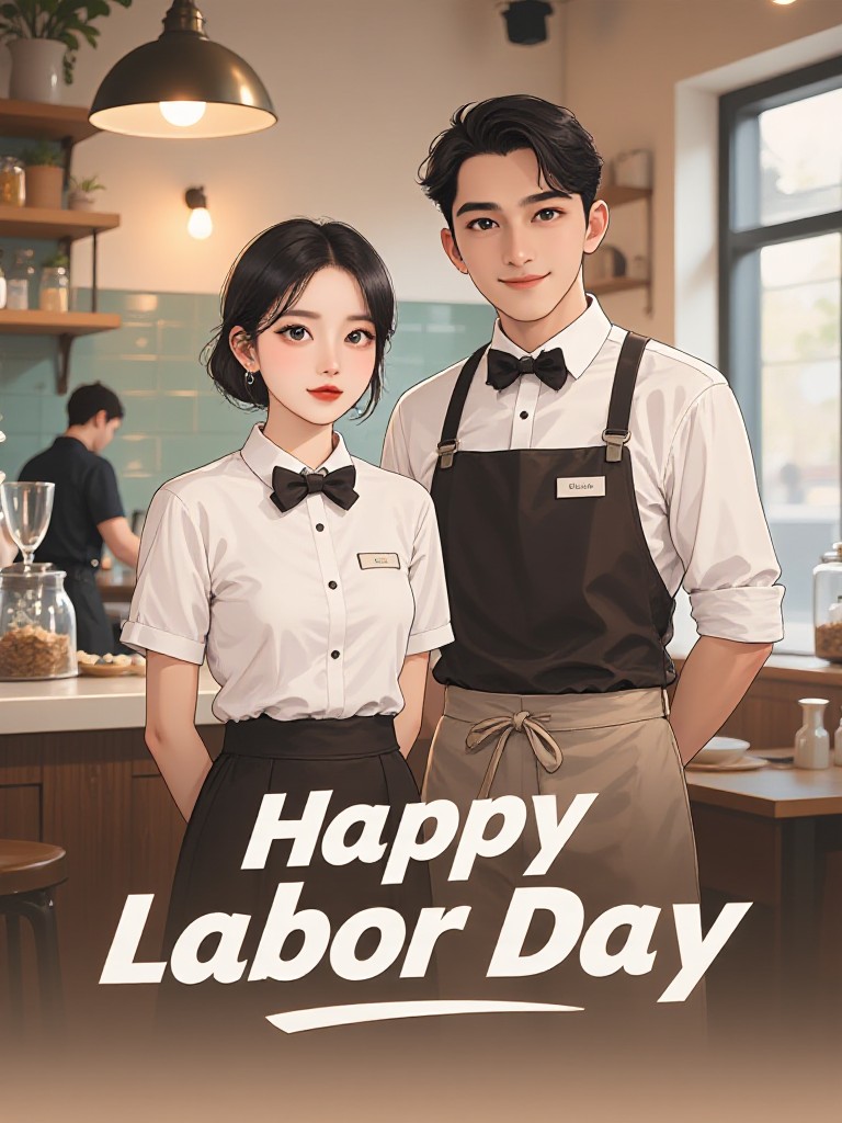 [Labor Day Exclusive] Waiter Couple Photo(Video) image