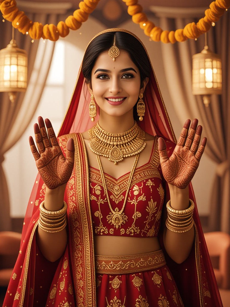 The bride's mehndi(Video) image