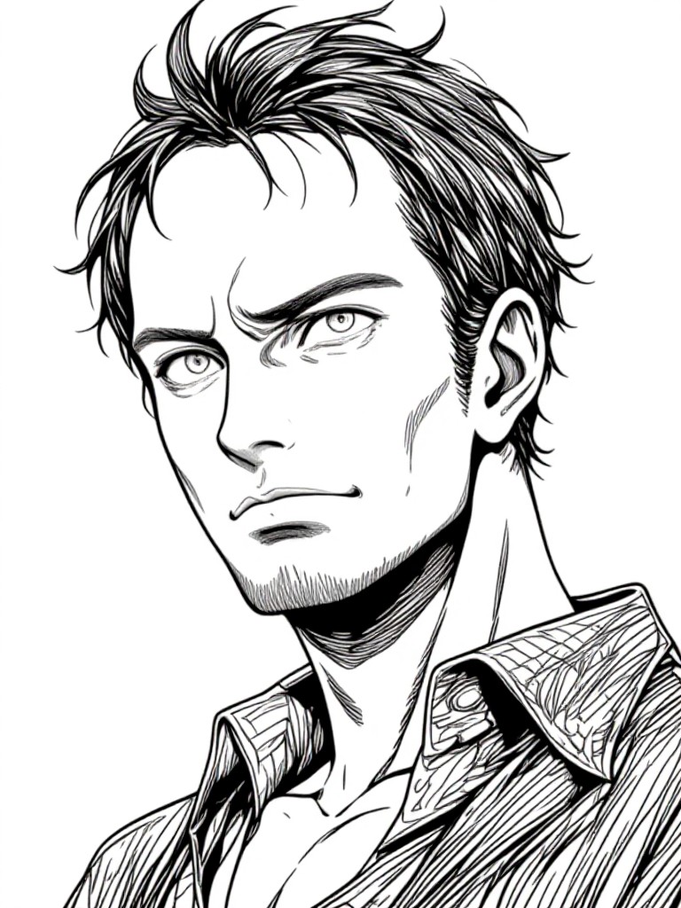 One Piece Filter (black and white)(Video) image