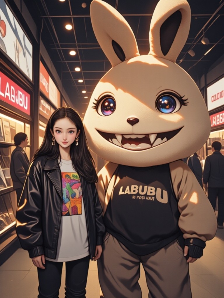 Photo with large doll(Video) image