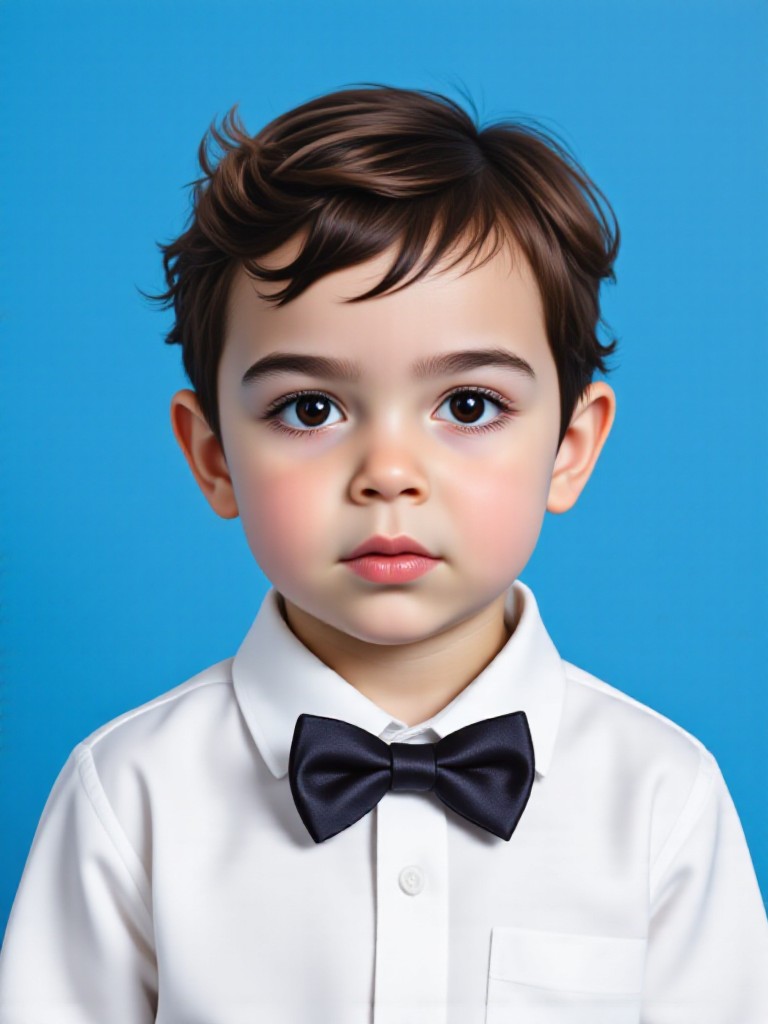 ID photo - little boy with bow tie(Video) image