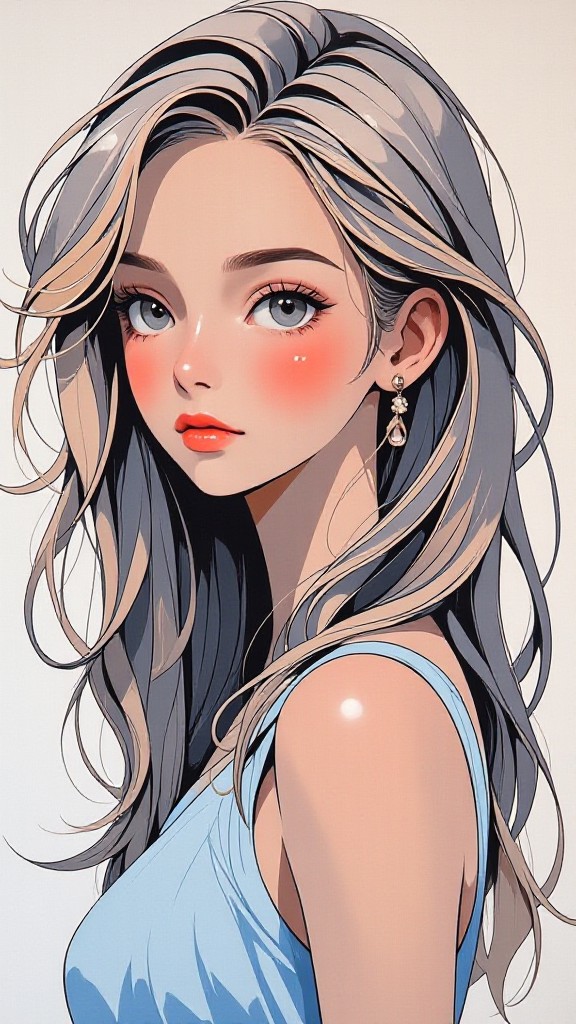 Comic portrait(fork) image