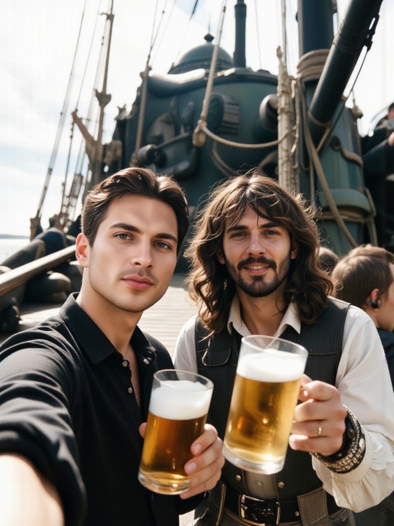 A photo with Captain Jack Sparrow image