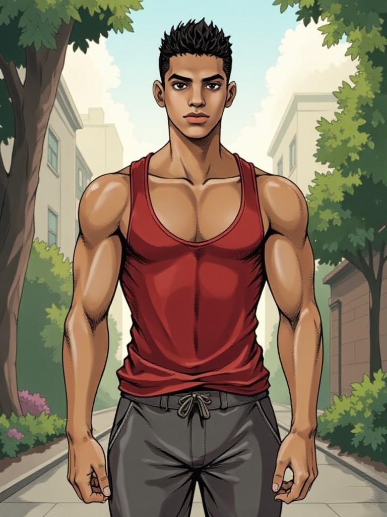 JOJO fitness muscle man(Video) image