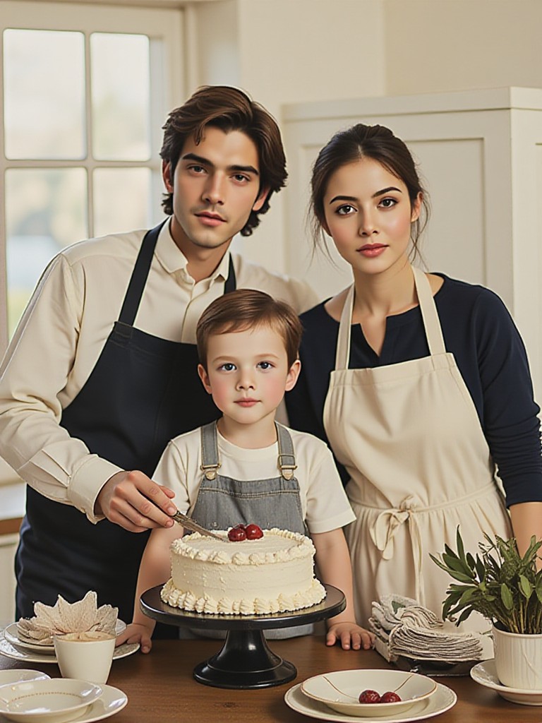 Family cooking(Video) image