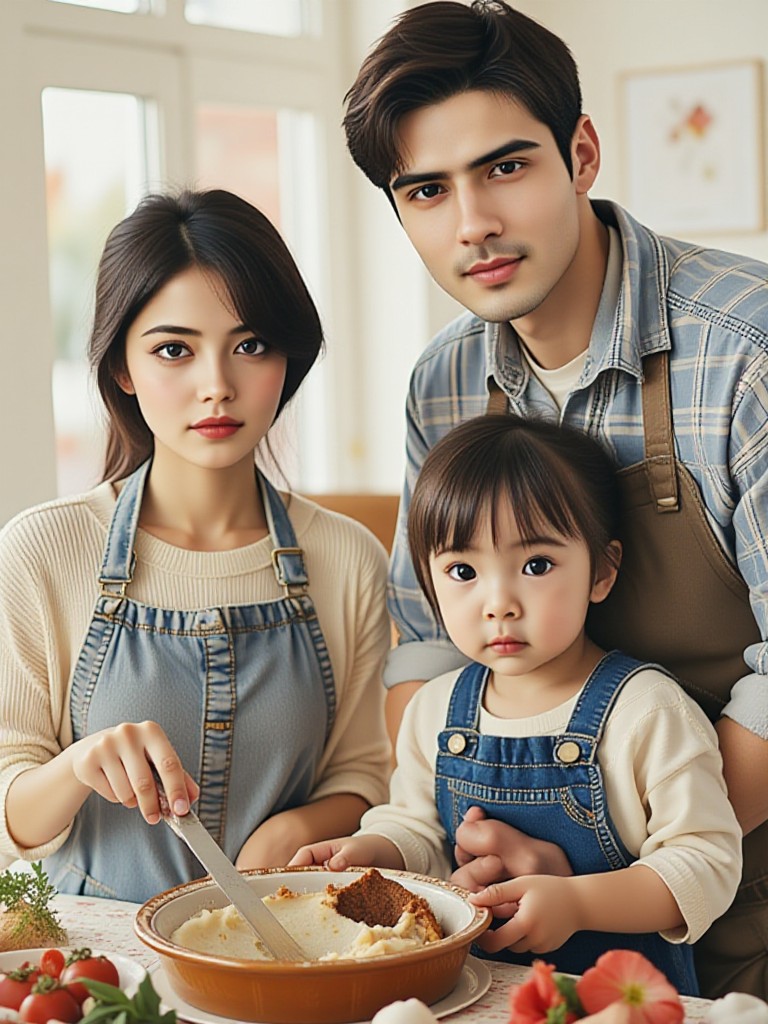 Family cooking 02(Video) image