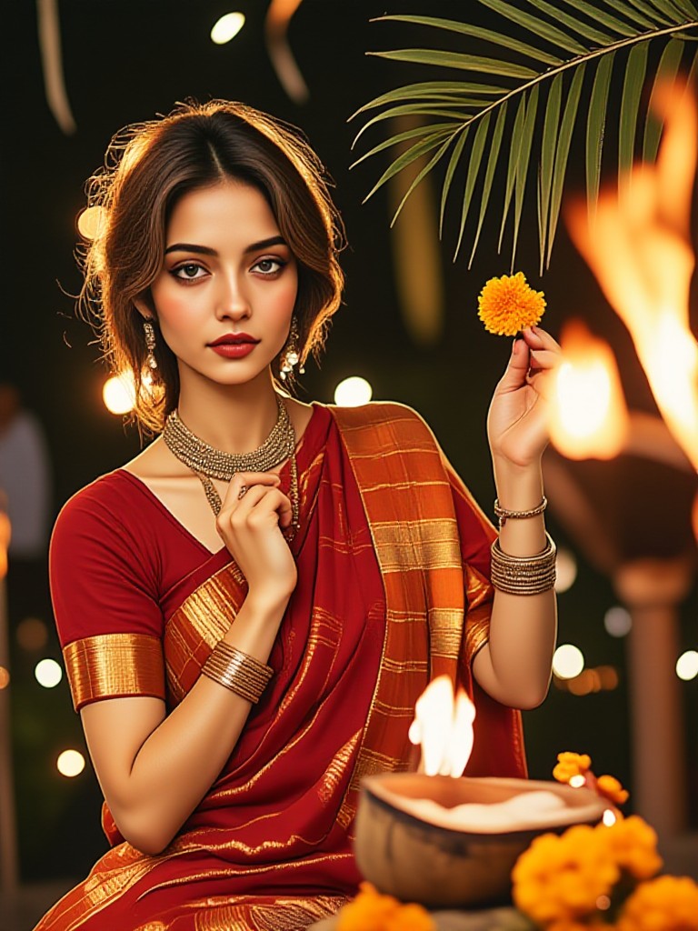 Indian Ramanavami Festival women's portraits 02(Video) image