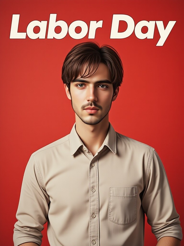 Labor Dayman Man Portrait (Video) image