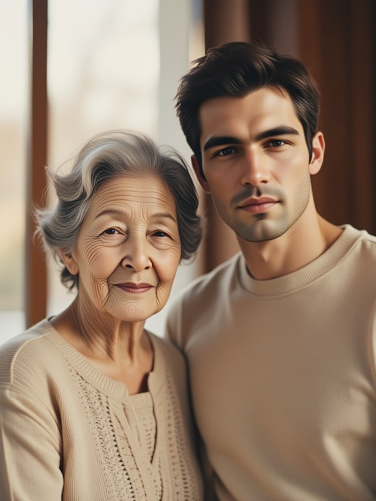 Mother's Day with son portrait(Video) image