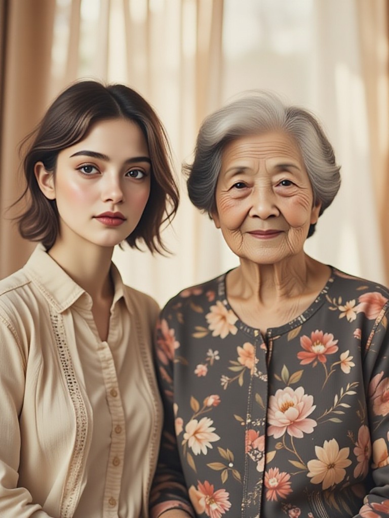 Mother's Day with daughter portrait(Video) image
