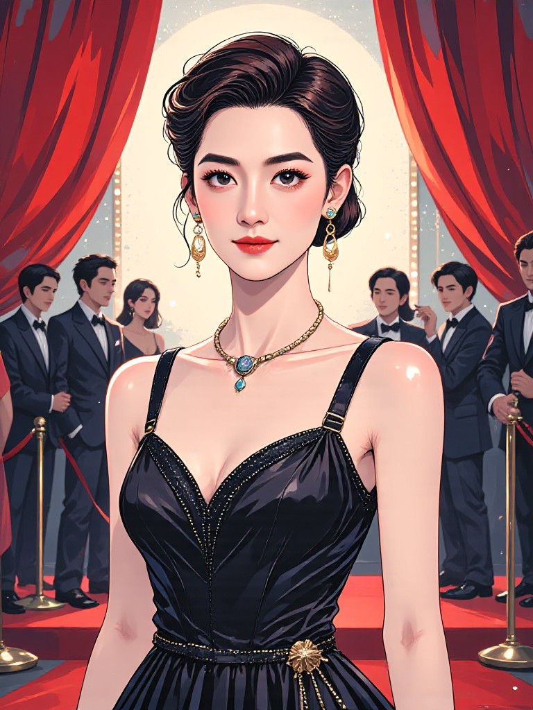 Cannes Film Festival Red Carpet Painting(Video) image