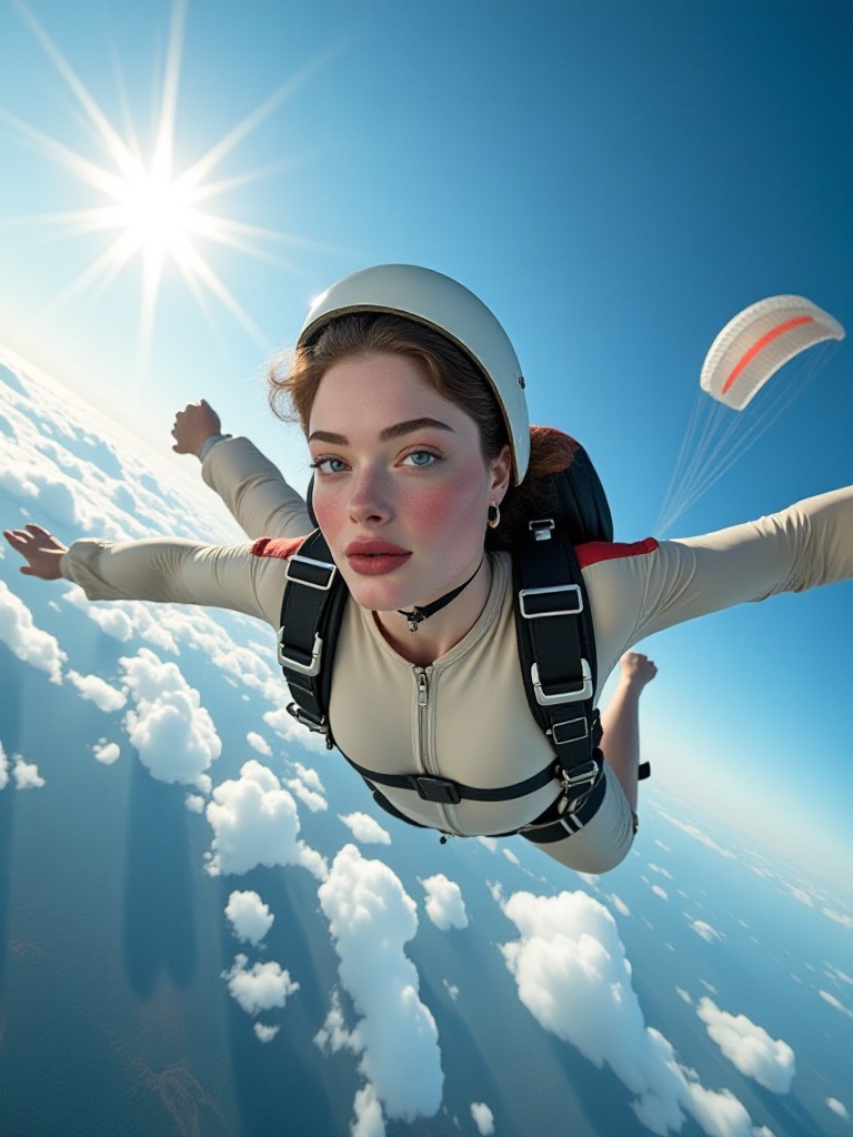 Skydiver in Freefall(Video) image