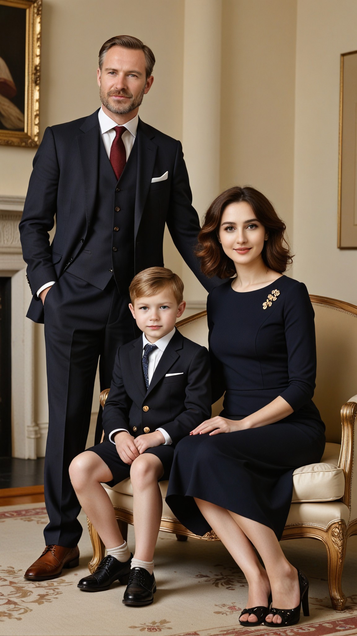 British aristocratic family image