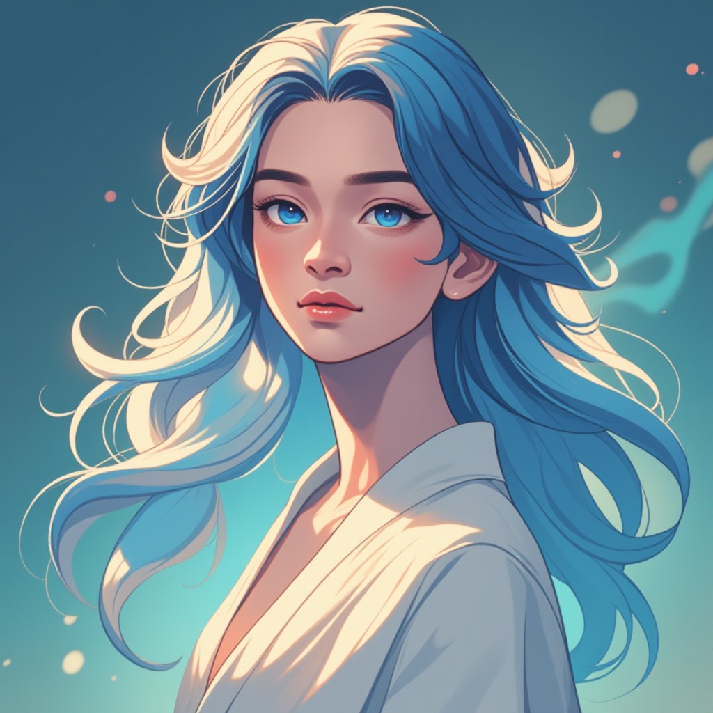 [Master_Anime Portrait Style: Harmony in Mysterious Radiance (Video) image