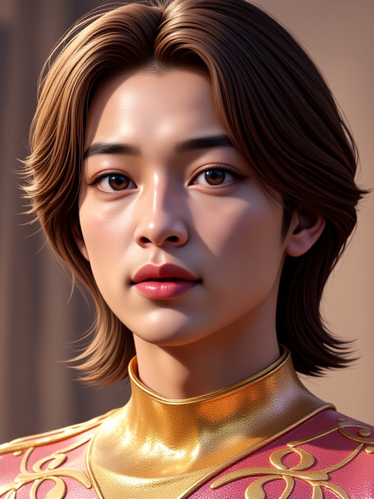 Luminous Elegance: The Gilded Muse(Video) image