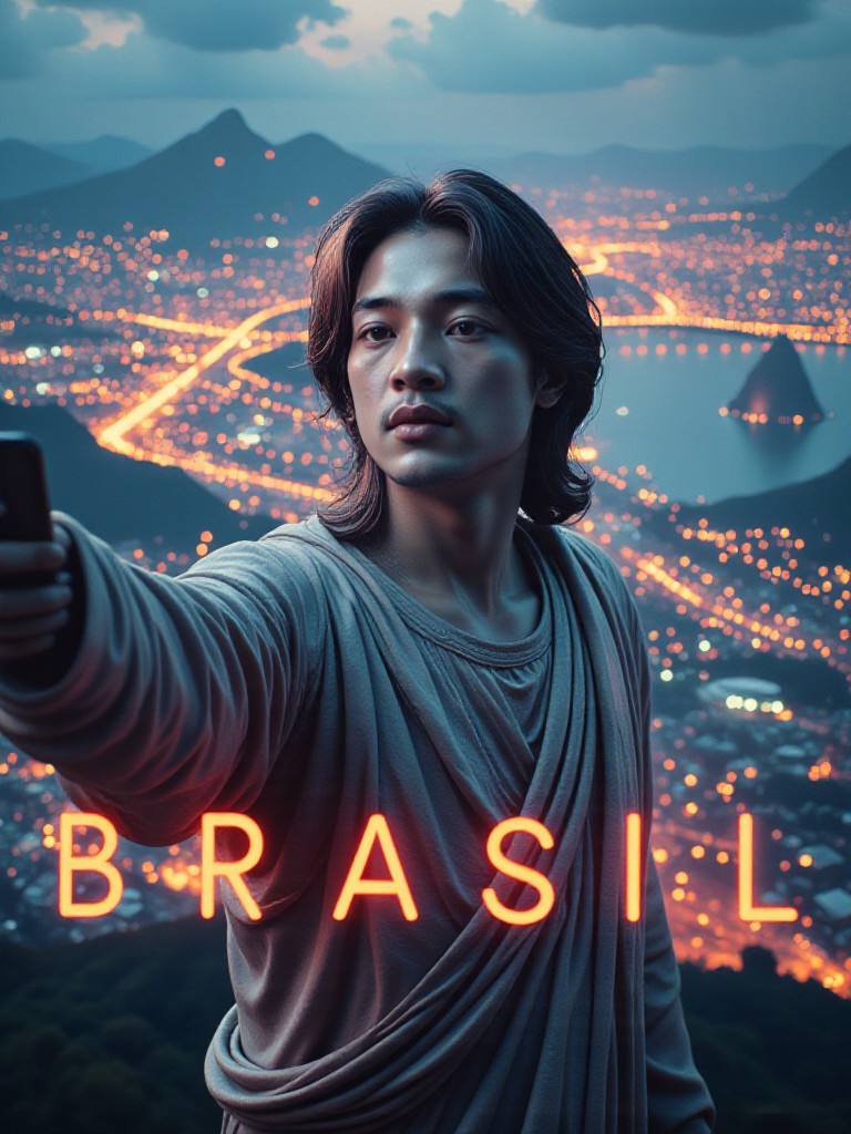 [Master_Movie Portrait] 🌟 Sacred Selfie: Jesus' Journey to Brazil (Video) image