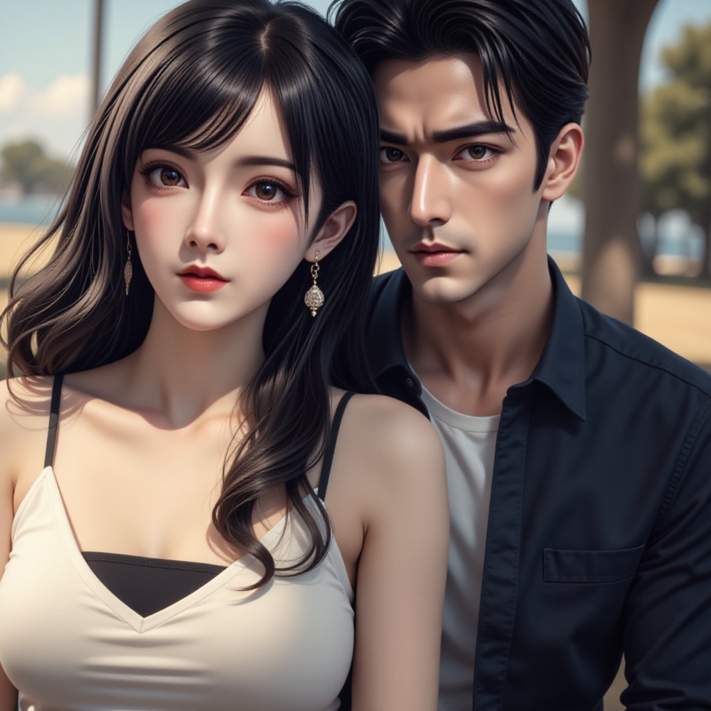 Embracing Happiness - Lover Photo - Happy Couple Style (Video) image