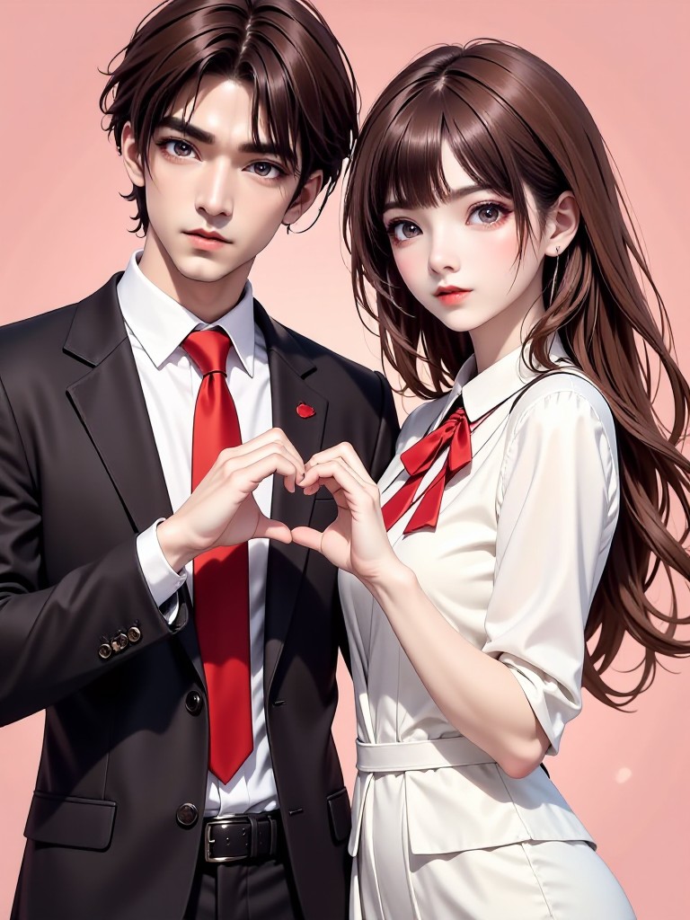 Synchronized Love and Heart to Heart Connection - High Quality Emotional Portrait (Video) image