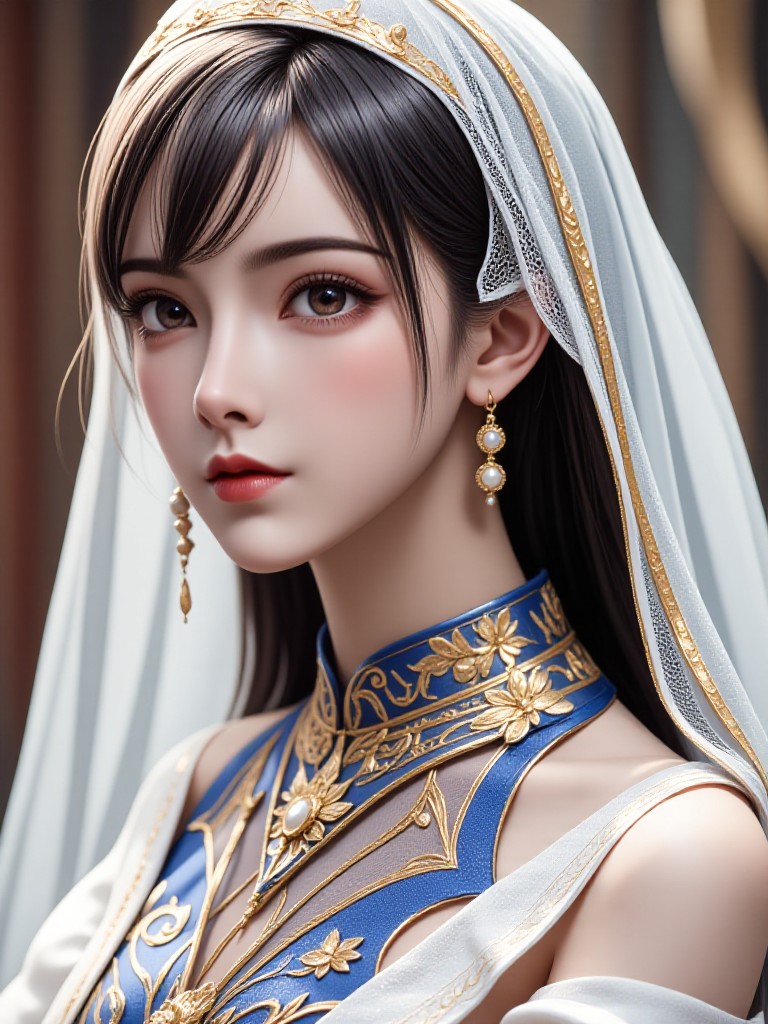 👑  The perfect blend of royal elegance and fashion!   💙✨ (Video) image