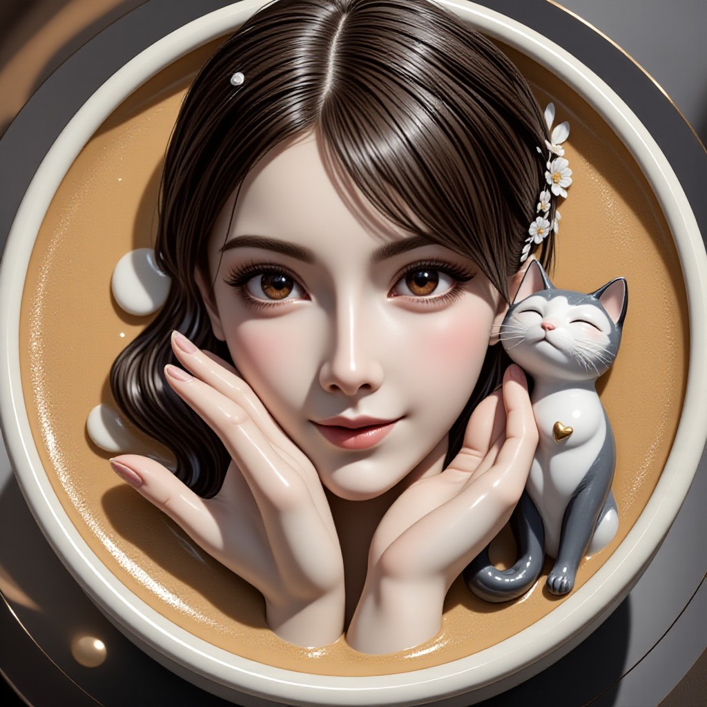 Latte Dream - Perfect Carving Art Style "(Video) image