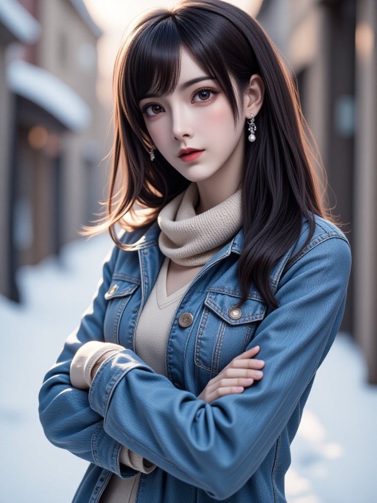 ❄️  Beautiful figure under the warm winter sun ❄️ (Video) image