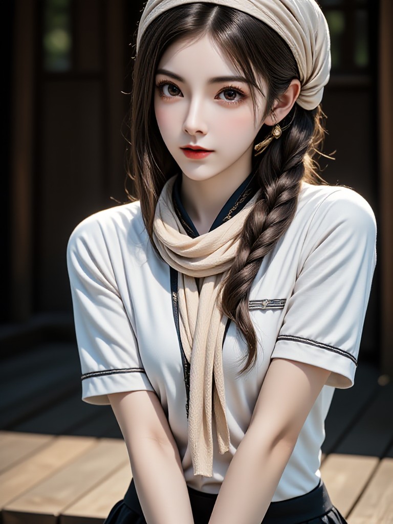 ✨🌿  The youthful charm under the gentle breeze outdoors!   🌞✨ (Video) image