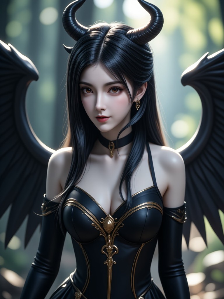 👑 When darkness meets elegance, it gives birth to the ultimate enchanting charm ✨ (Video) image