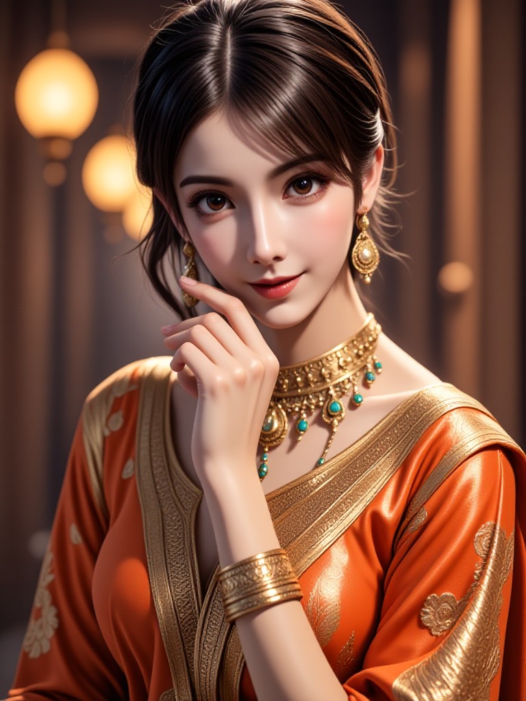 [Master Indian dress up style ✨  Rich traditional Indian culture+luxurious sense of luxury ✨ (Video) image