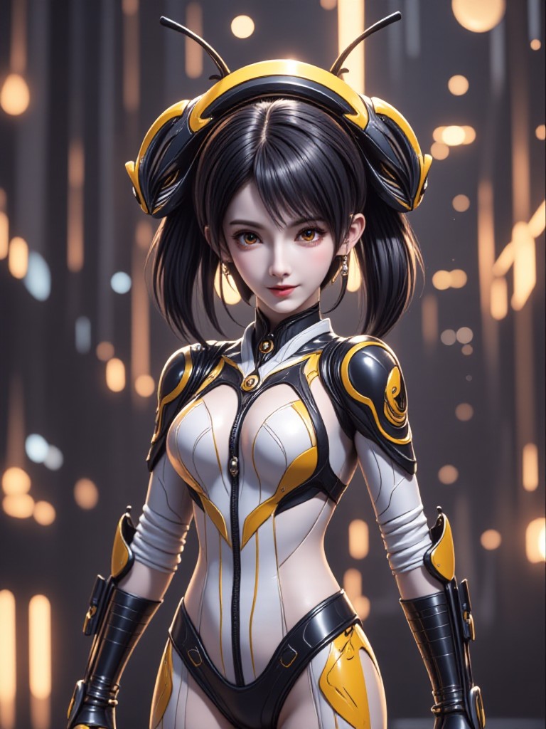 ⚡  Future Technology x Mech Girl, Wisdom on the Battlefield AI  Warrior!   🤖 (Video) image
