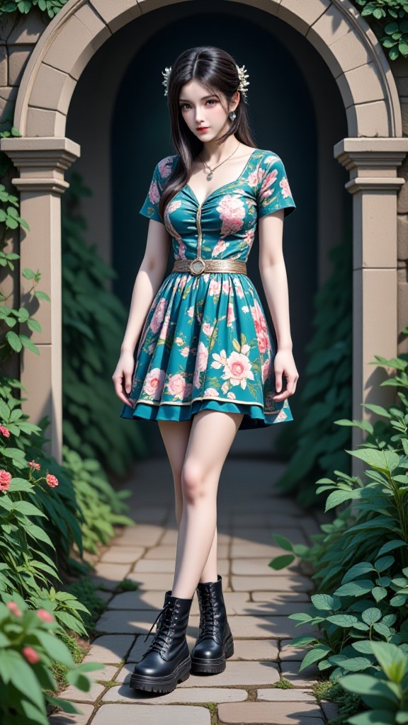 🌸🌿 Fashion Rebellion in the Garden "(Video) image