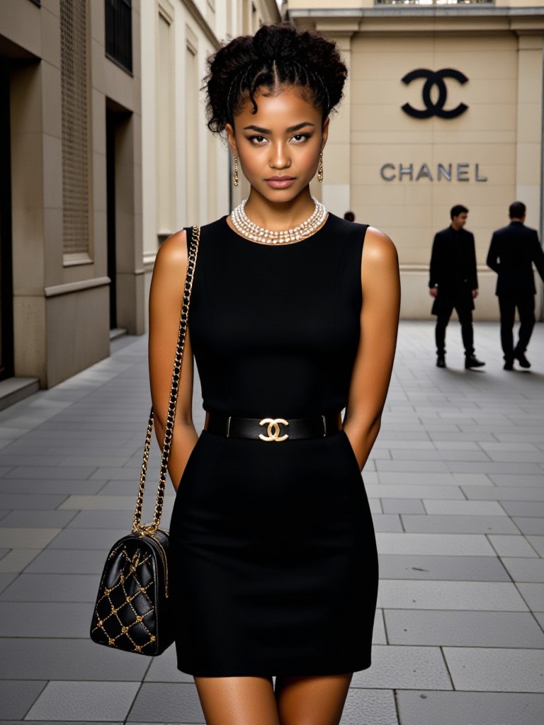 You in a Chanel dress image