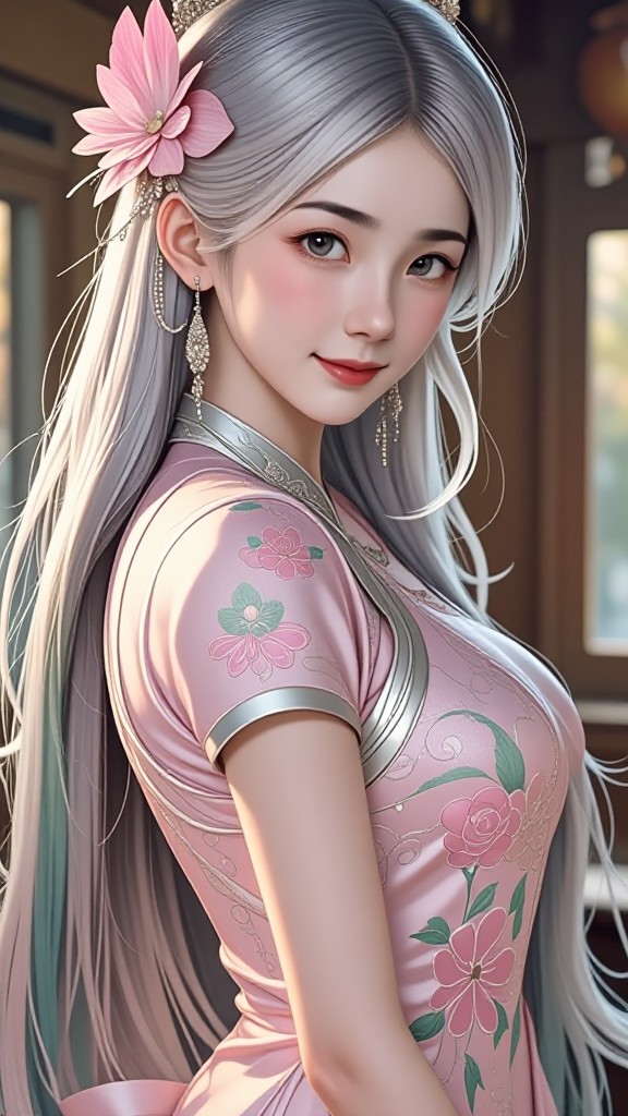 Ancient style beauty image