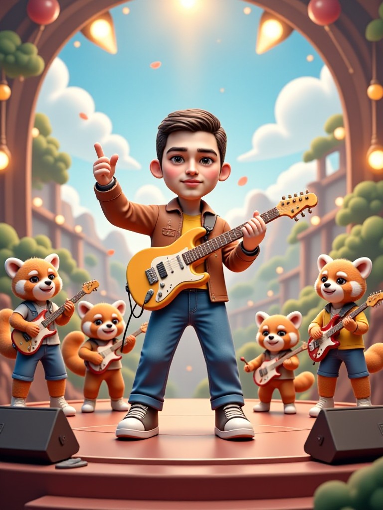 Hold a concert with animals image