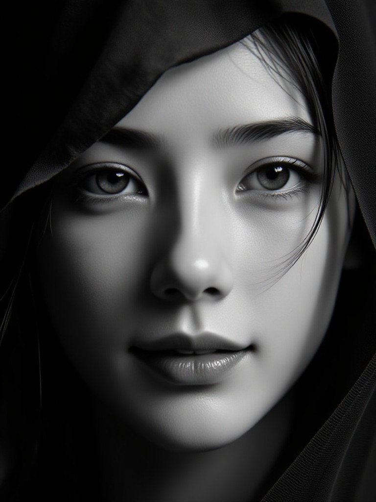 Close up of face image