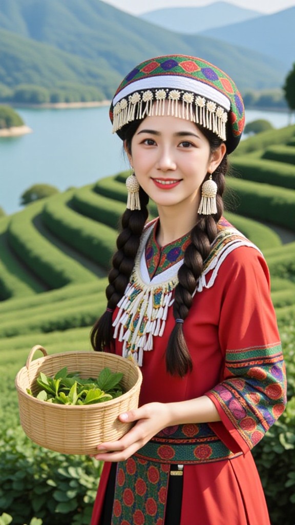Tea Picking Girl image
