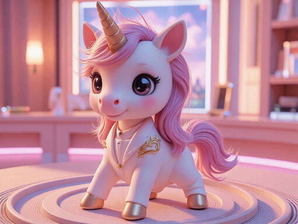 🎤📺 Animal Anchor Baby 🦄👔 image