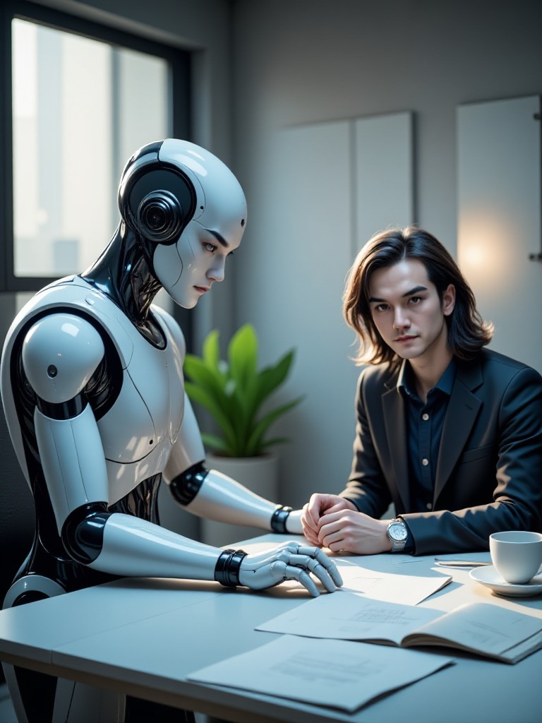 [video] A futuristic office setting image