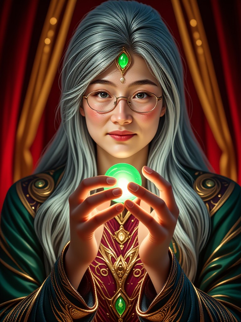 Fortune tellers and crystal balls image