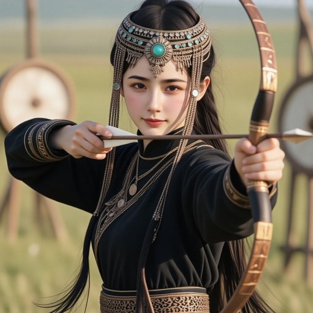 Grassland girl image