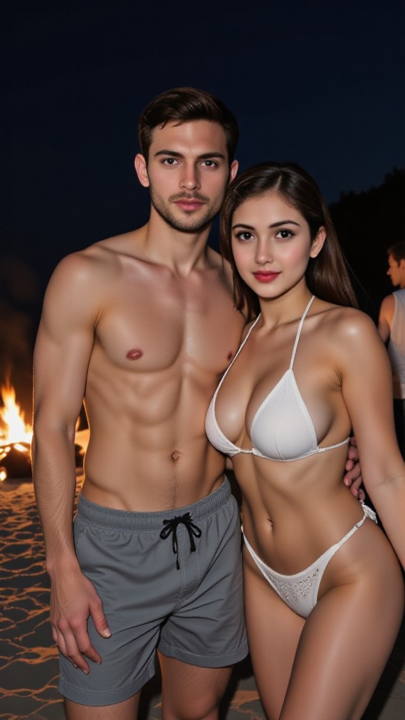 Beach couple V2 image