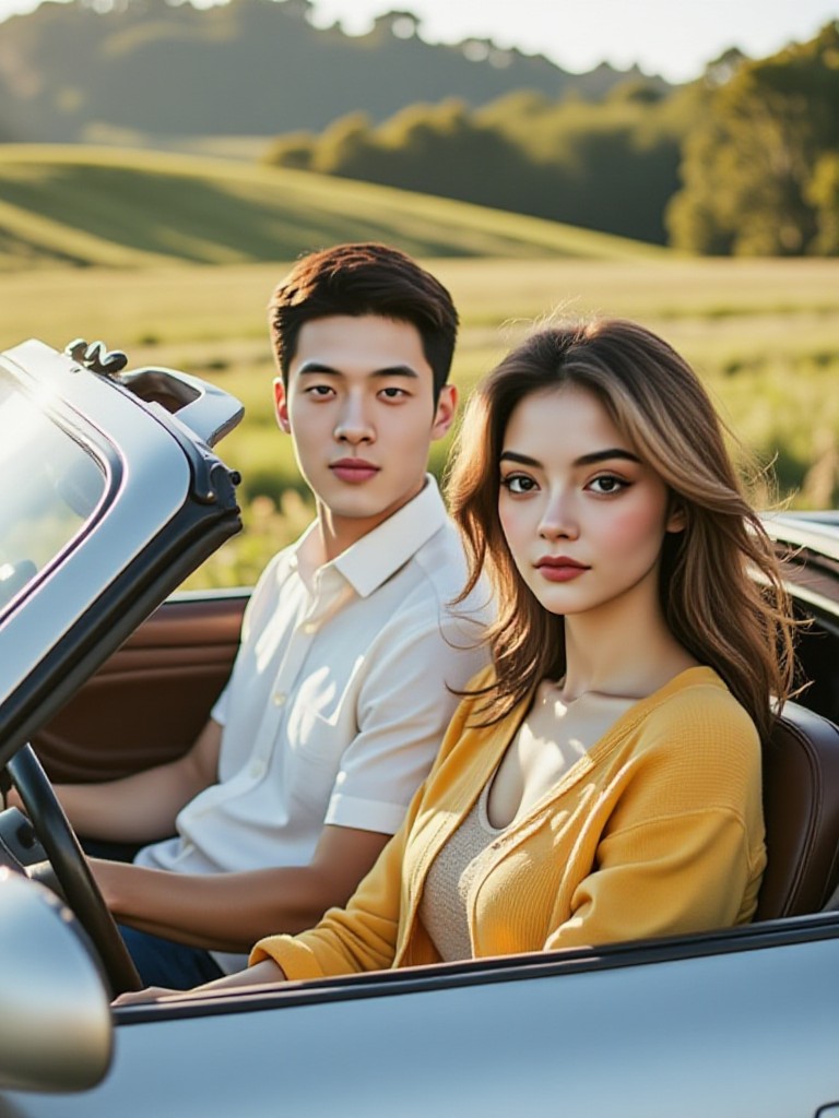 Two People Driving image