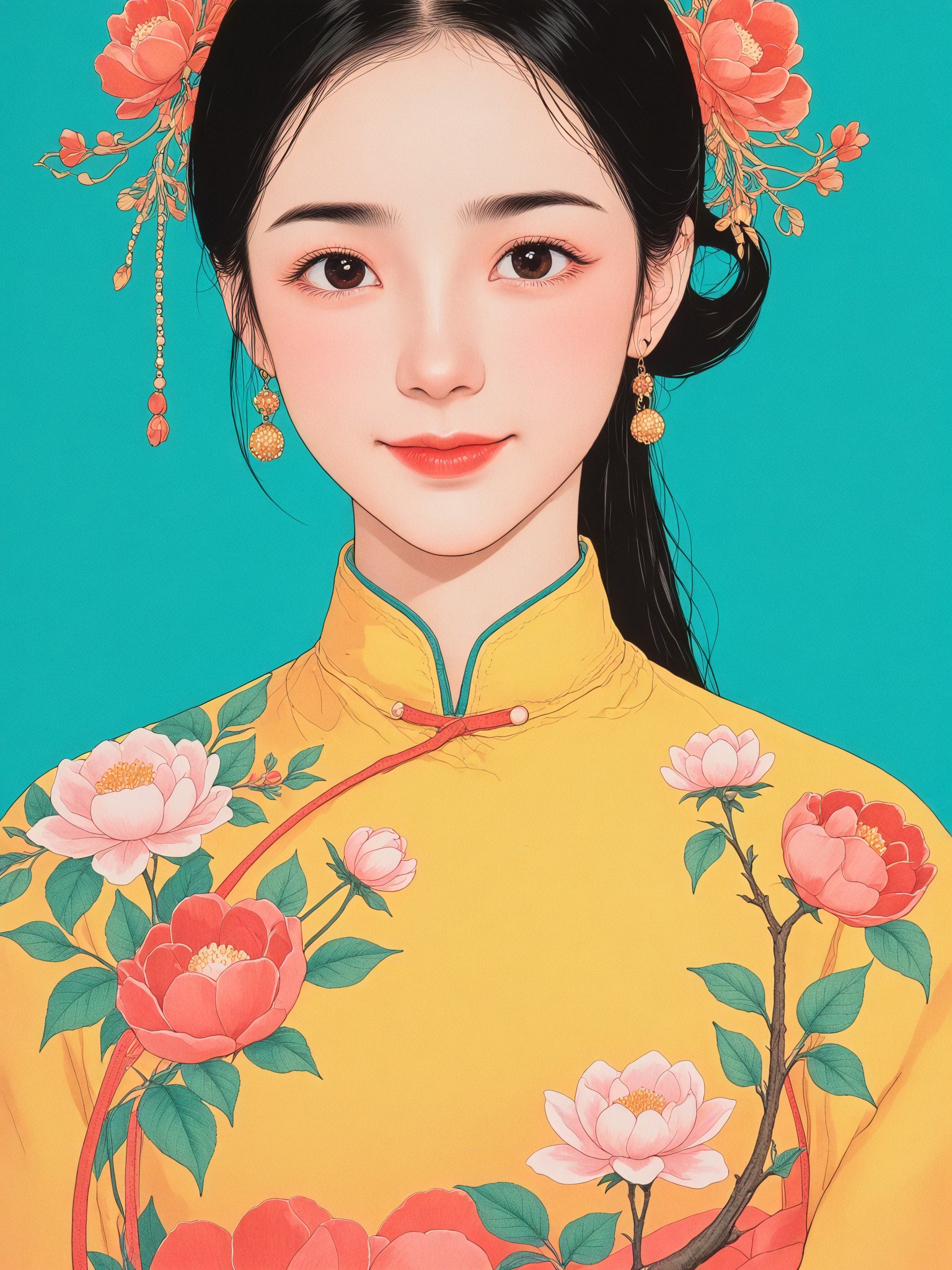 Vietnamese ancient paintings image