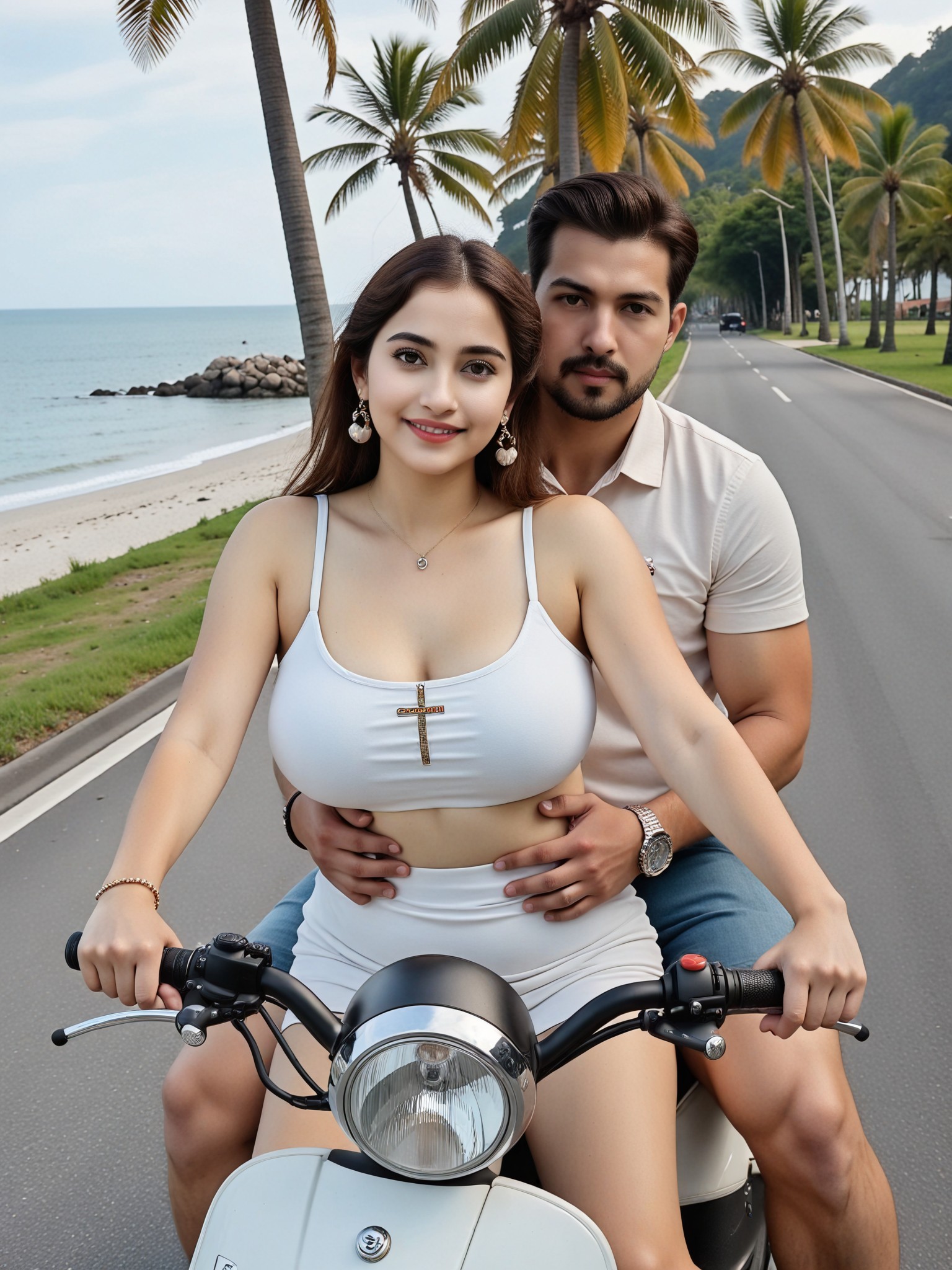 Cycling by the sea P2 image