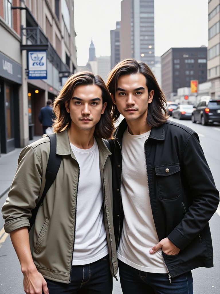 Brothers and sisters, take a group photo image