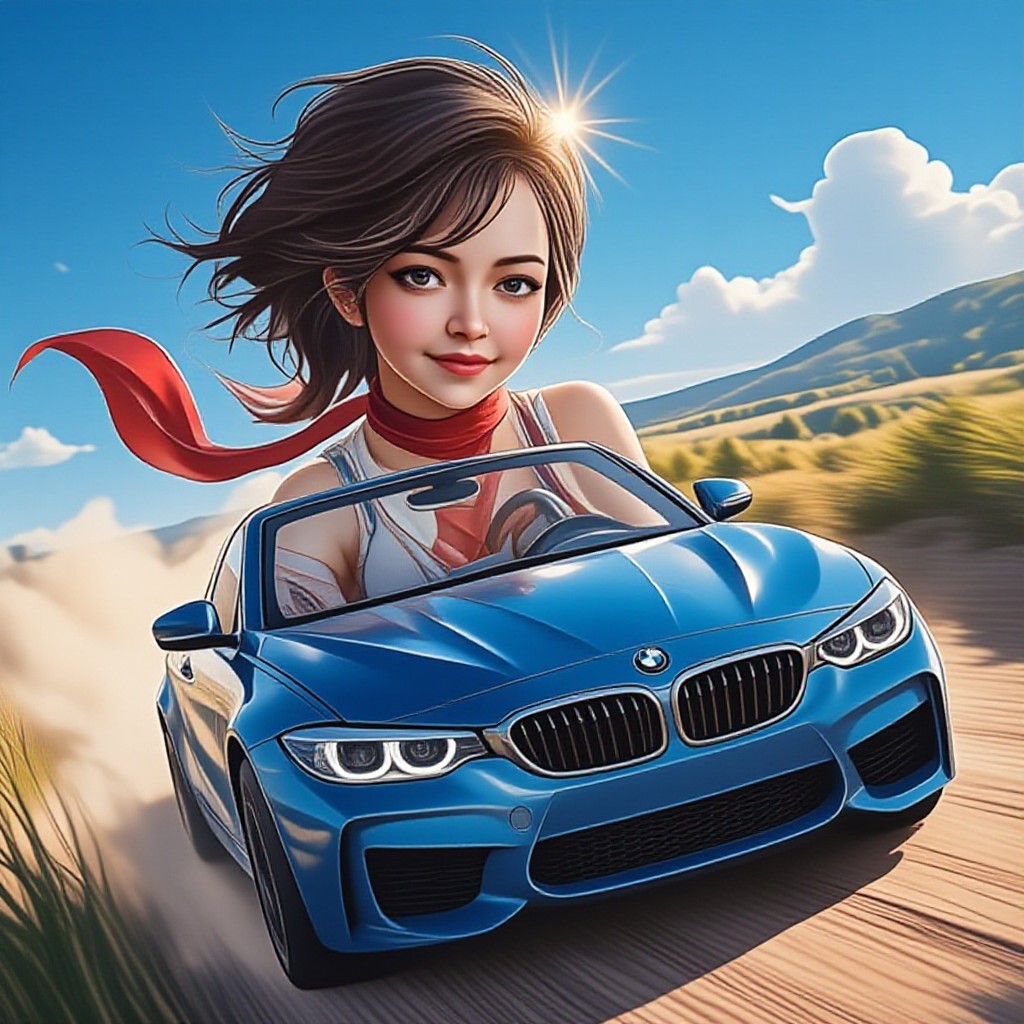 [Video & Music] Charming Lady Enjoy Driving image