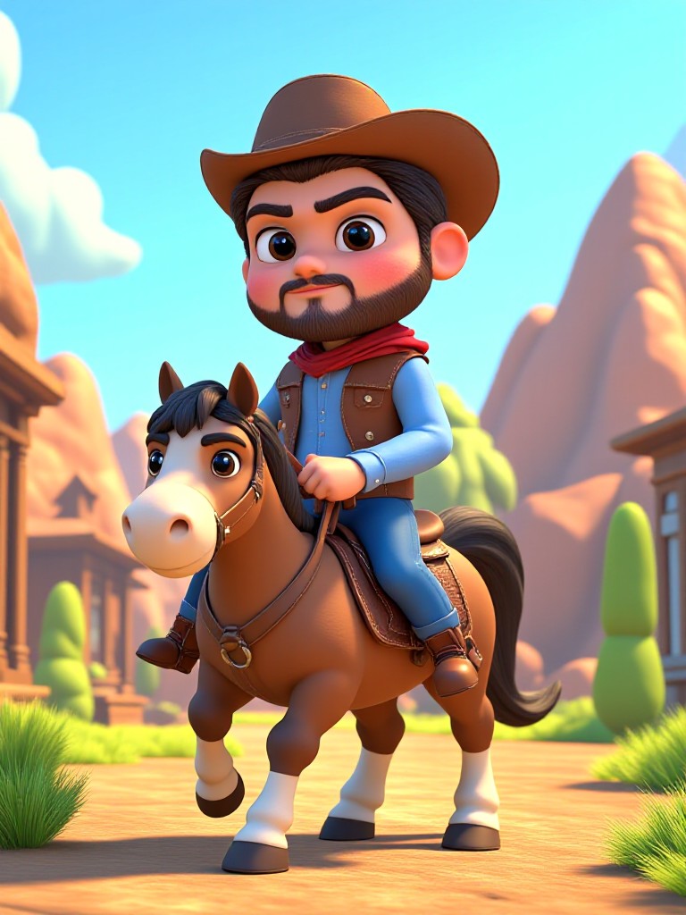 American Western cowboy style image