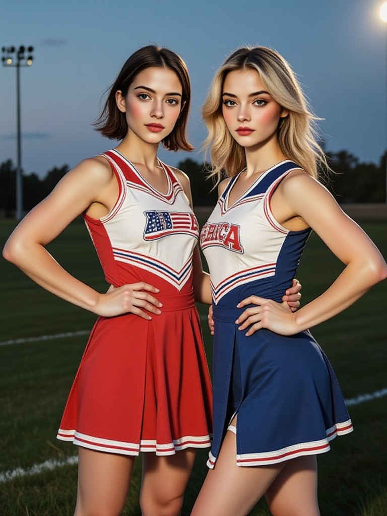 American cheerleading team image